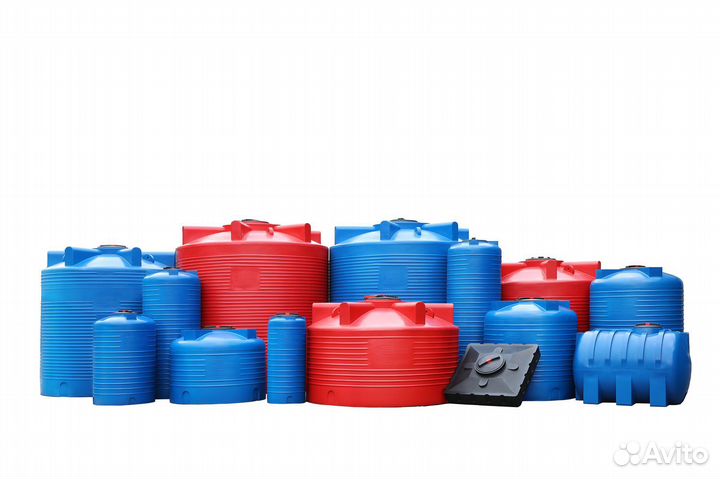 Бак для душа летний 240 л синий