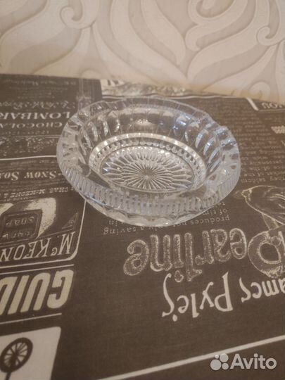 Хрустальная пепельница СССР