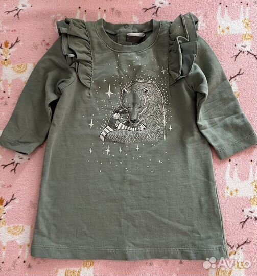 Платье для девочки crockid 74 см