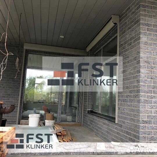 Гибкий кирпич на сетке