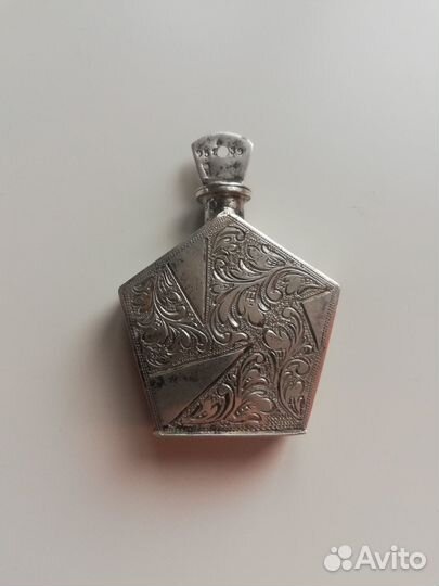 Флакон для духов, серебро 800 пробы