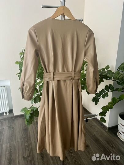 Платье женское из эко кожи