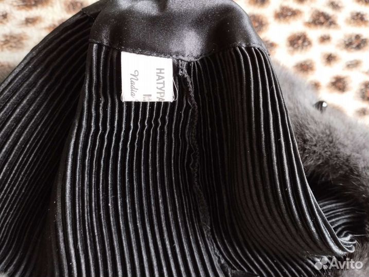 Норковый берет мягкий