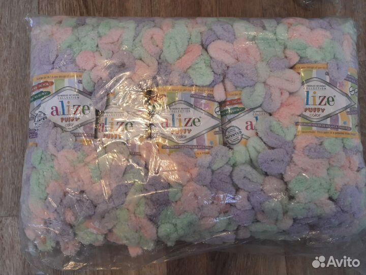 Пряжа alize puffy color