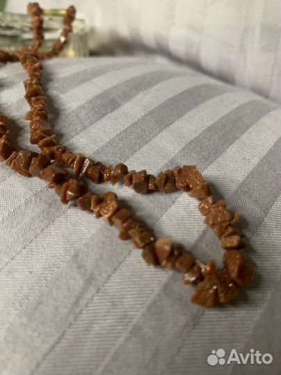 Бусы из авантюрина