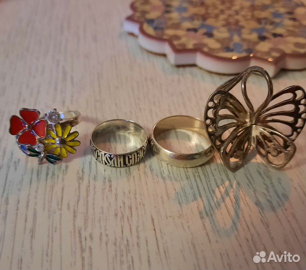 Кольца из серебра 925 пробы