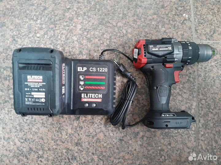 Шуруповерт Elitech Cd 20Bl2 С Сзу