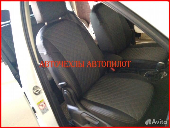 Чехлы Автопилот Volkswagen Polo 5 Hb из экокожи