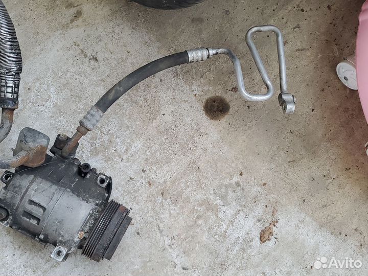 Диск, мозги, компрессор кондиционера на бмв