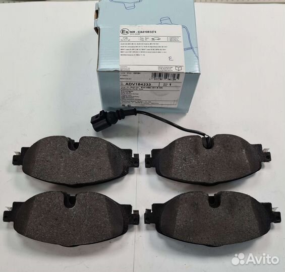 Колодки тормозные передние A3/octavia/golf/passat