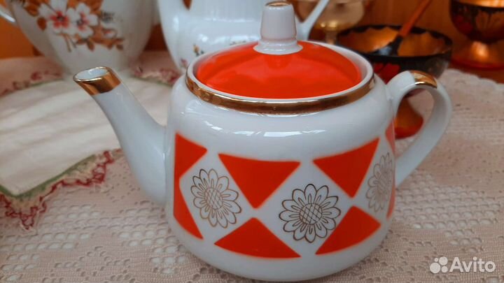 Старинные заварочные чайники СССР