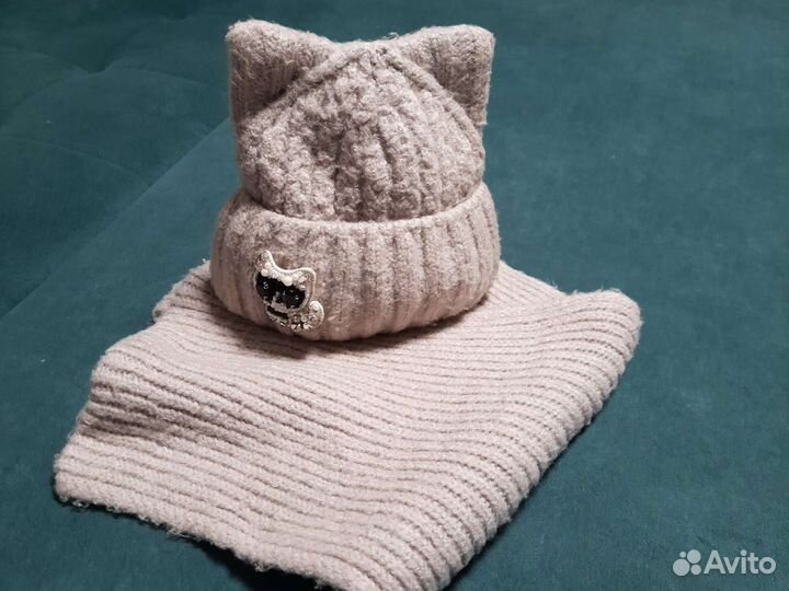 Комплект шапочка+ снуд