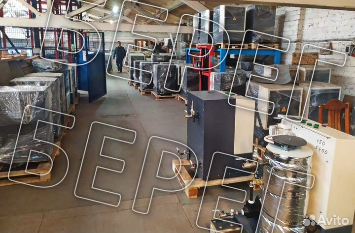 Промышленные Парогенераторы: 30-250 кг.пара, 380 В