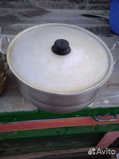 Кастрюля пароварка алюминиевая 4 яруса