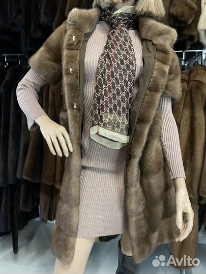 Manzari. Греция. Шуба норковая 40- 42 р