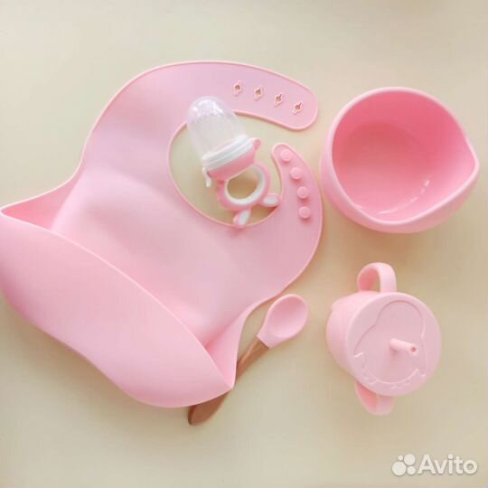 Наборы детской силиконовой посуды