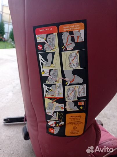 Детское автокресло 9 до 36 кг isofix pg07-tt