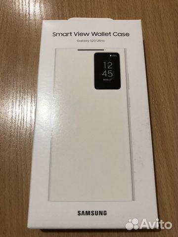 Чехол-книга для Samsung Galaxy S23 Ultra (белый)