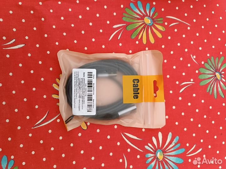USB -кабель 2м, папа-мама