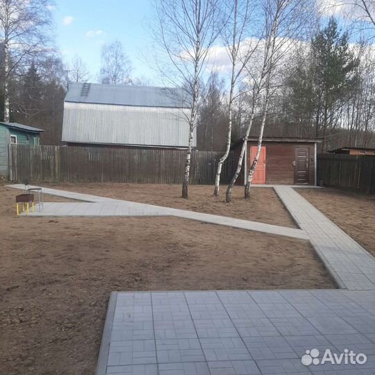 Вспашка земли, благоустройство участка