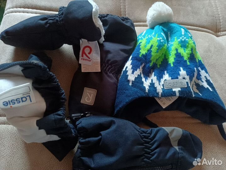 Шапка lassie 44 краги reima 1 lassie 1 пакетом