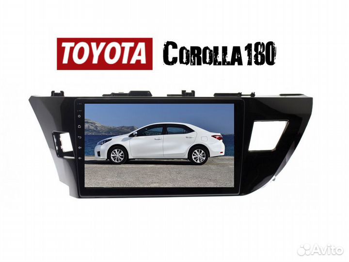 Автомагнитола в Toyota Corolla 180 2/16гб