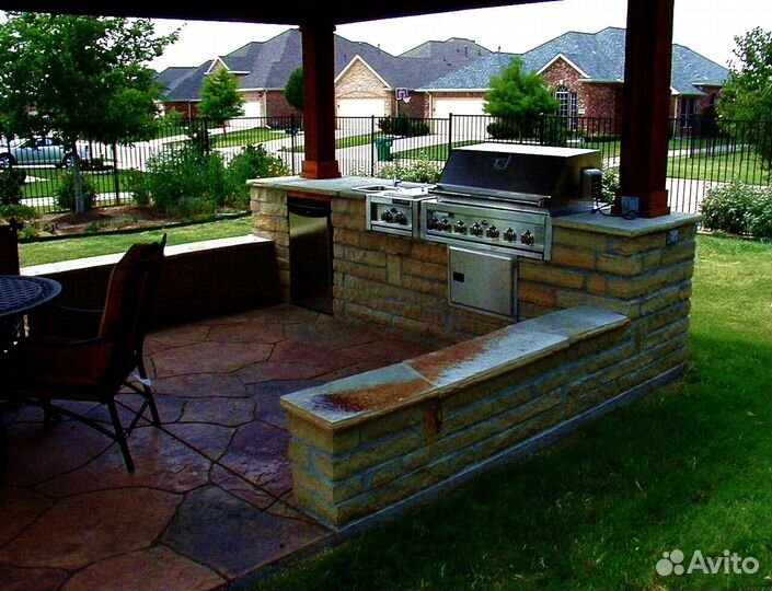 Барбекю печь, барбекю зона, в срок