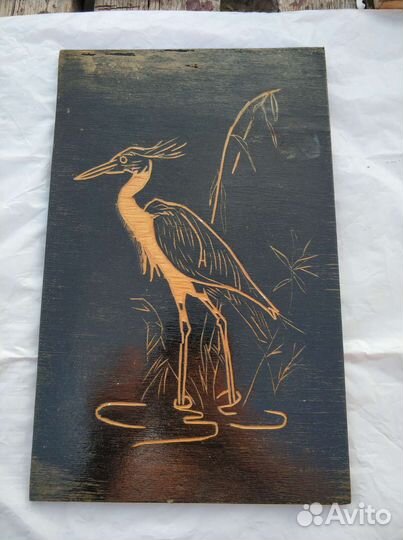 Картина по дереву 