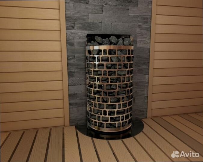 Печь каменка с монтажом
