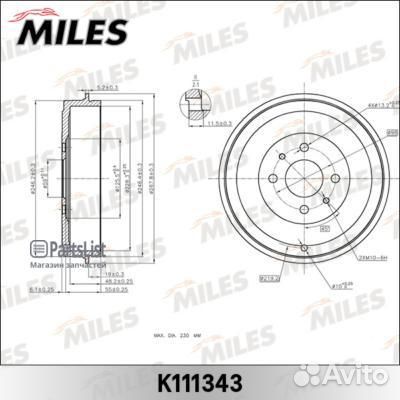 Miles K111343 Барабан