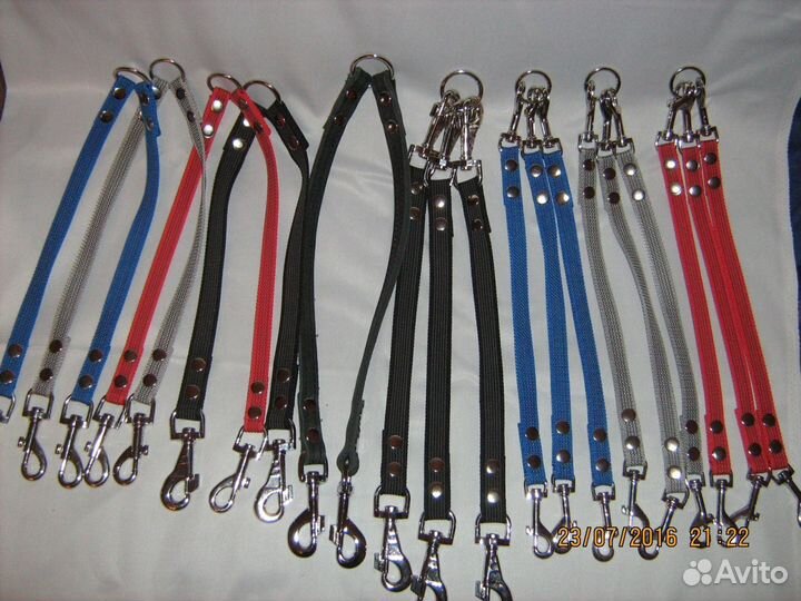 Кожаная и синтетическая амуниция для собак