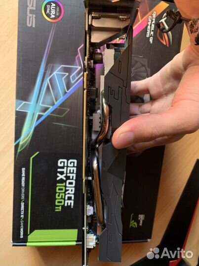 Видеокарта Nvidia Asus Strix geforce gtx 1050 TI