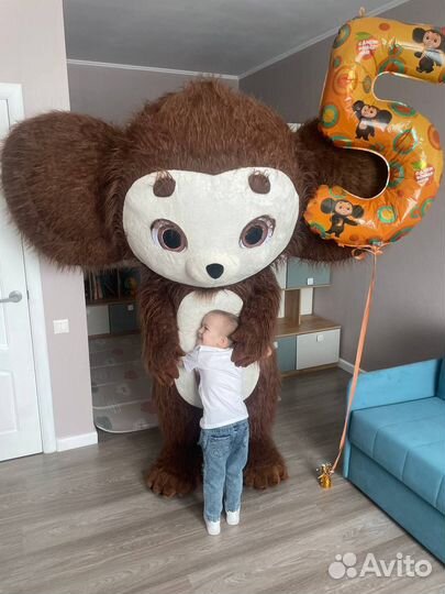 Поздравление от большого белого мишки/чебурашки