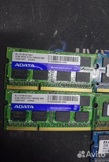 Память для ноутбука DDR3 DDR4 So-Dimm