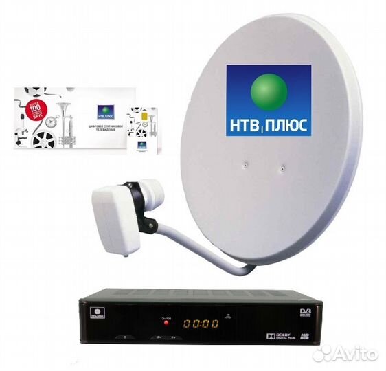 Установка спутникового тв телекарта, нтв-плюс