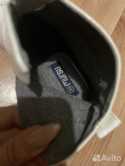 Ботинки детские демисезонные из лакированной кожи