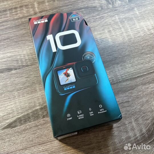 GoPro Hero 10 Black новая + Аксессуары