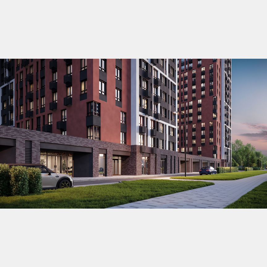 1-к. квартира, 43 м², 17/19 эт.