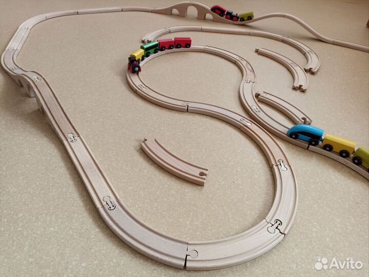 Деревянная железная дорога Икеа