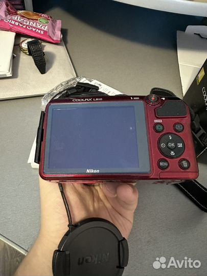 Цифровой фотоаппарат nikon Coolpix L810, красный