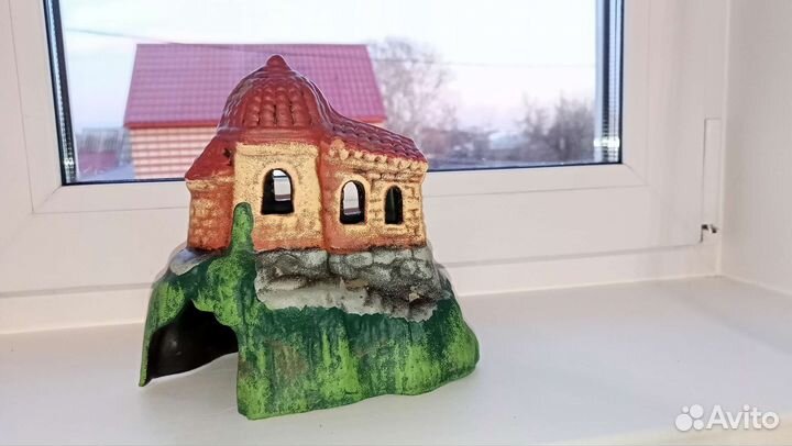 Декорации для аквариума, замок