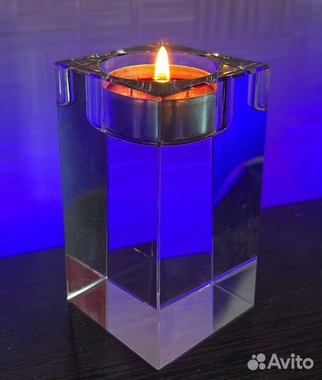 Подсвечник для чайной свечи (стекло)