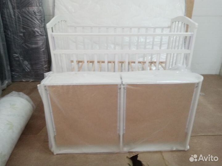 60-120 Кроватка детская Золушка 7 NEW Белый