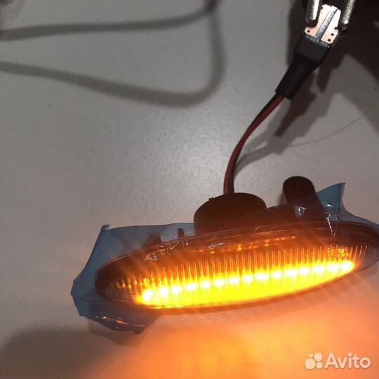 Лампы led P21/5W, повторители в крыло