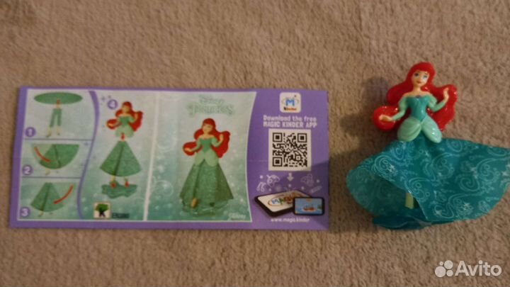 Disney princess Aриэль киндер сюрприз