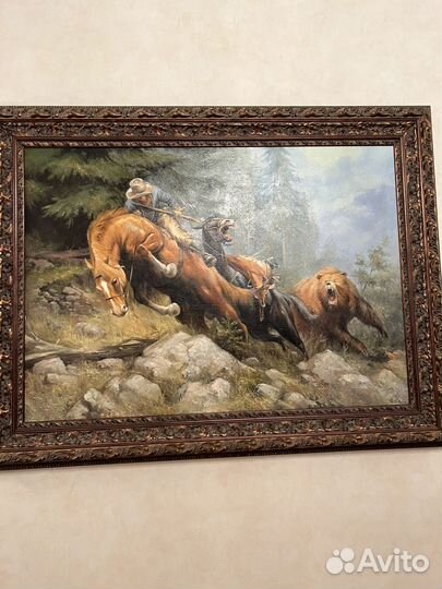 Картина маслом на холсте большая