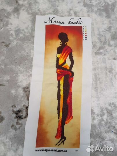 Готовая работа Магия канвы Амака