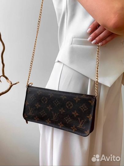 Клатч оригинал Louis Vuitton мини - сумка LV
