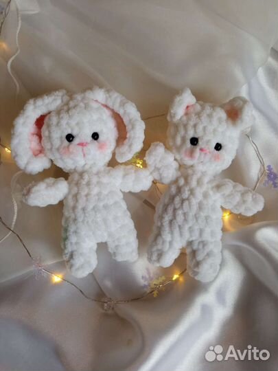 Набор вязаных игрушек ручной работы