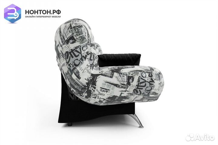 Диван книжка Гольф принт газета